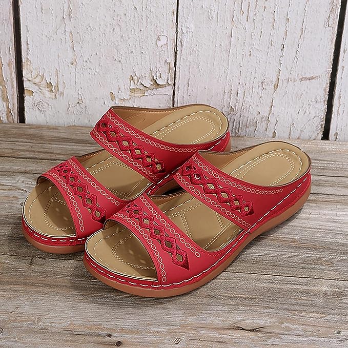 Nalya™ | Women's Patterned Orthopedic Sandals